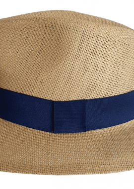 Fedora με μπλε κορδέλα