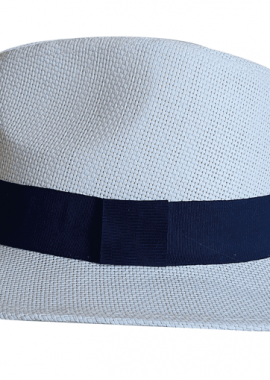 Fedora με μπλε κορδέλα