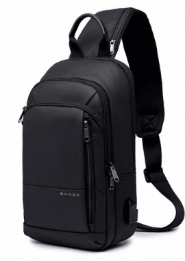 Τσαντάκι ώμου χιαστί crossbody Bange 1911 μαύρο