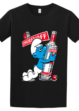 Κοντομάνικη μπλούζα Smurfnoff