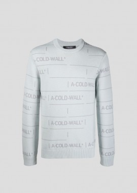 A-COLD-WALL* Ανδρικό Γκρι Chain Jacquard Knit Jumper