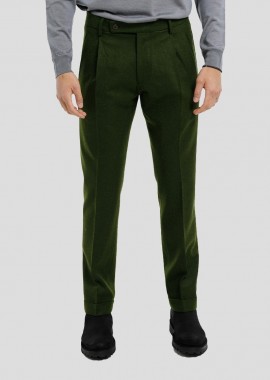 BERWICH Ανδρικό Πράσινο Green Retro Theca Trousers