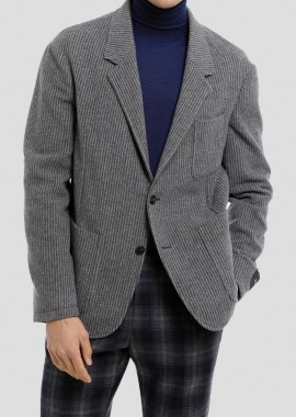 Z ZEGNA - Z ZEGNA Ανδρικό Μαύρο Wool Blend Jacket