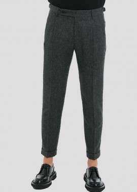 BERWICH Ανδρικό Γκρι Retro Elax Grey Trousers