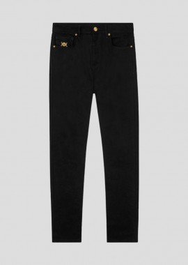 VERSACE Ανδρικό Μαύρο Regular-Fit Jeans