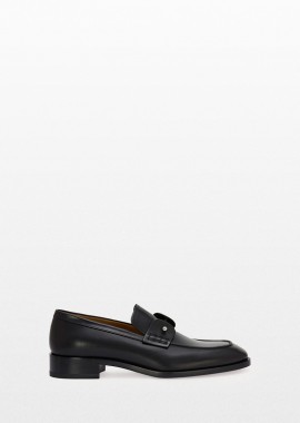 CHRISTIAN LOUBOUTIN Ανδρικό Μαύρο Chambelimoc Flat Loafers