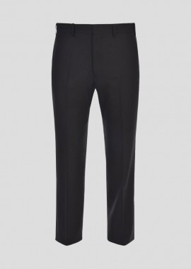LARDINI Ανδρικό Μαύρο Monotone Trousers Black