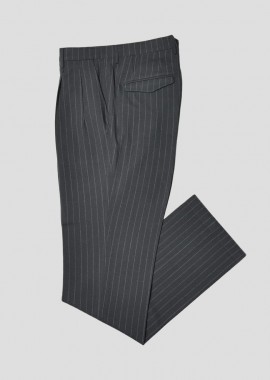 BERWICH Ανδρικό Γκρι Striped Trousers
