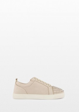 CHRISTIAN LOUBOUTIN Ανδρικό Μπεζ Louis Low Sneakers