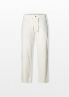 SELECTED HOMME Ανδρικό Λευκό Slim Tapered Trousers