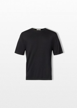 SELECTED HOMME Ανδρικό Μαύρο Knitted T-Shirt