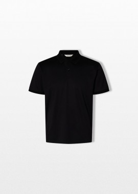 SELECTED HOMME - SELECTED HOMME Ανδρικό Μαύρο Polo Shirt