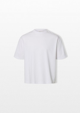 SELECTED HOMME Ανδρικό Λευκό Crewneck T-Shirt