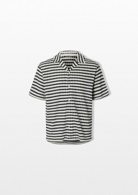 SELECTED HOMME Ανδρικό Λευκό Dylan SS Overshirt