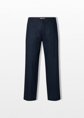 SELECTED HOMME Ανδρικό Straight Fit Linen Trousers