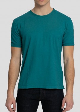 HOSIO Ανδρικό Μπλε Classic T-Shirt