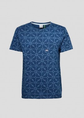 G-STAR Ανδρικό Μπλε Indigo Pocket T-Shirt