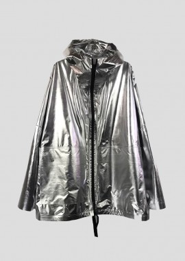 BARBARA ALAN Ανδρικό Ασημί Hoodie Jacket