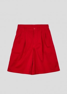 COMME DES GARÇONS SHIRT Ανδρικό Κόκκινο Woven Drill Shorts In Red