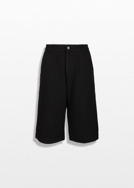 KENZO Ανδρικό Μαύρο Knee-Length Bermuda Shorts