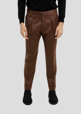 BRIGLIA Ανδρικό Καφέ Biscuit Chelsea Trousers