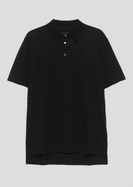 GIVENCHY - GIVENCHY Ανδρικό Μαύρο 4G-Jacquard Polo Shirt