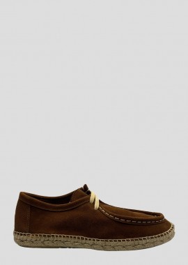 ABARCA - ABARCA Ανδρικό Καφέ Wallabee Split Leather Loafers/Brown