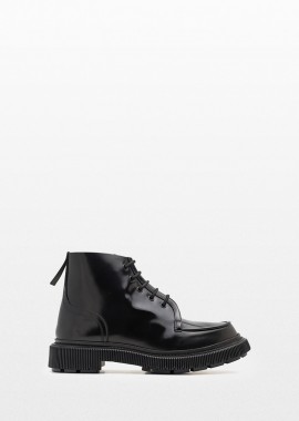 ADIEU Ανδρικό Μαύρο Type 164 Lace Up Boots