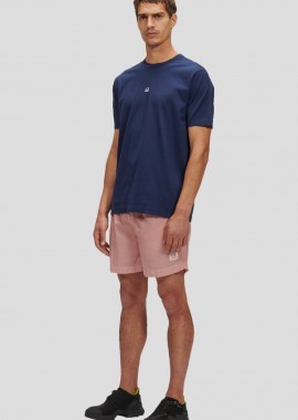 C.P. COMPANY Ανδρικό Ροζ Short Logo Swim Shorts