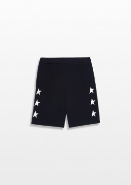 GOLDEN GOOSE Ανδρικό Μπλε Star-Print Drawstring Shorts