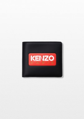 KENZO Ανδρικό Μαύρο Unisex Wallet In Black Leather