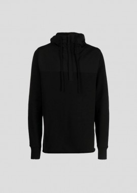THOM KROM Ανδρικό Μαύρο M S 160 Black Hoodie