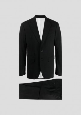 DSQUARED2 Ανδρικό Μαύρο Single Breasted Two-Piece Suit