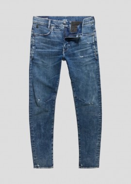 G-STAR Ανδρικό Μαύρο D-Staq 3D Slim Jeans