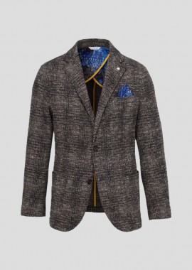 MANUEL RITZ - MANUEL RITZ Ανδρικό Γκρι Galles Slim Semi-Lined Blazer