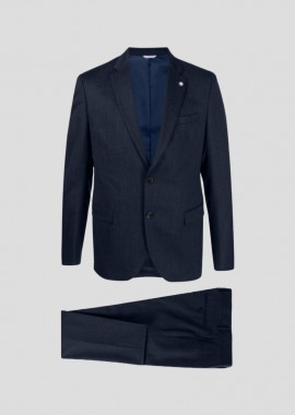 MANUEL RITZ Ανδρικό Μπλε Single Breasted Blue Suit