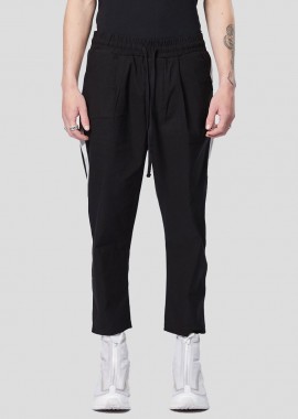 THOM KROM Ανδρικό Μαύρο M ST 411 Pants In Black