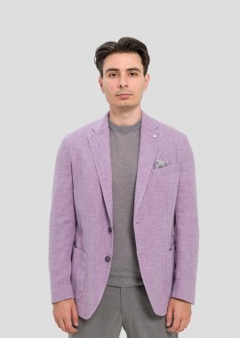LUBIAM Ανδρικό Classic Suit In Purple
