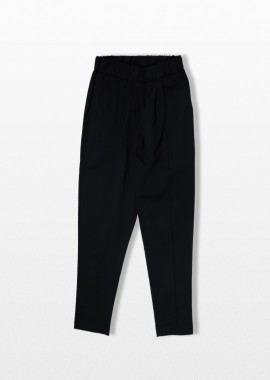MONK - MONK Ανδρικό Μαύρο Εlastic Waist Trousers