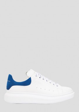 ALEXANDER MCQUEEN Ανδρικό Λευκό Oversized Leather Logo Sneakers