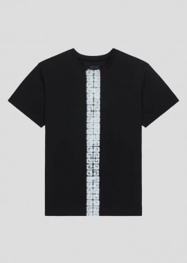 GIVENCHY Ανδρικό Μαύρο 4G Trim Cotton T-Shirt