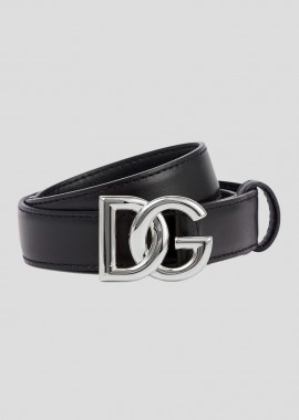 DOLCE&GABBANA - DOLCE&GABBANA Ανδρικό DG Leather Belt