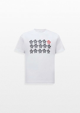 MONCLER - MONCLER Ανδρικό Logo Print T-Shirt