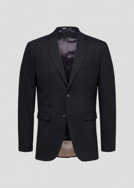 SELECTED HOMME - SELECTED HOMME Ανδρικό Μαύρο Selected Homme Woven Blazer