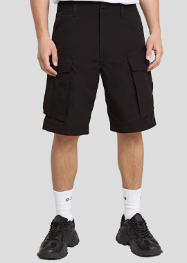 G-STAR Ανδρικό Μαύρο Rovic Zip Relaxed Shorts
