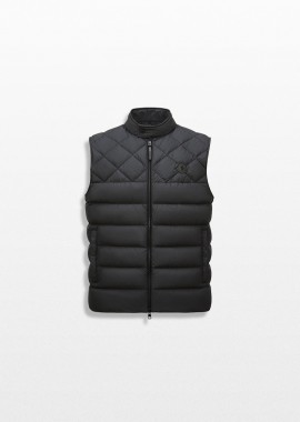 MONCLER - MONCLER Ανδρικό Μαύρο Arcalod Diamond-Quilted Down Vest