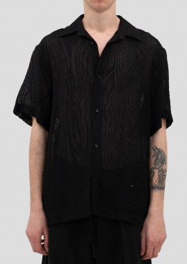 I'M BRIAN - I'M BRIAN Ανδρικό Μαύρο Short-Sleeved Shirt Black