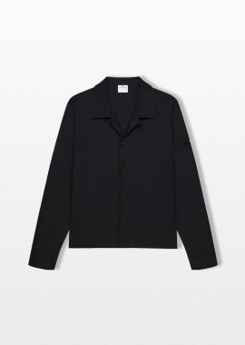COURRÈGES Ανδρικό Μαύρο Light Long-Sleeved Cotton Shirt