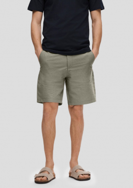 SELECTED HOMME Ανδρικό Πράσινο Seersucker Shorts