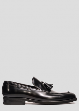 PHILIPPE LANG - PHILIPPE LANG Ανδρικό Μαύρο Leather Loafers